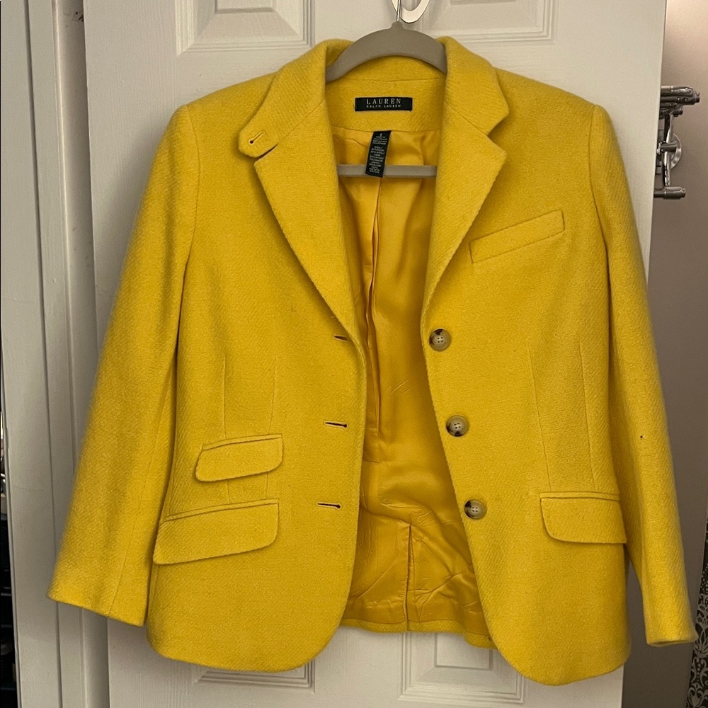 Lauren Ralph Lauren Sunny Yellow Jacket